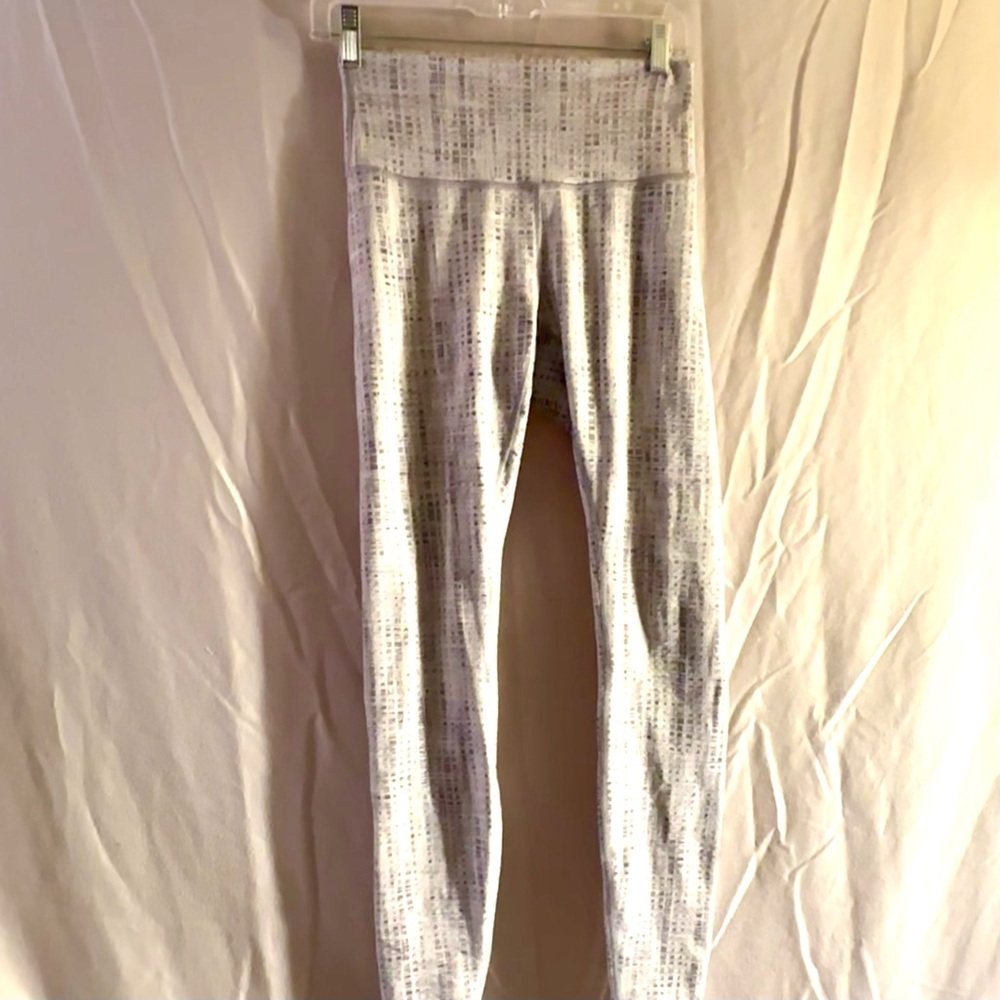 Women's Gray Patterned Pants